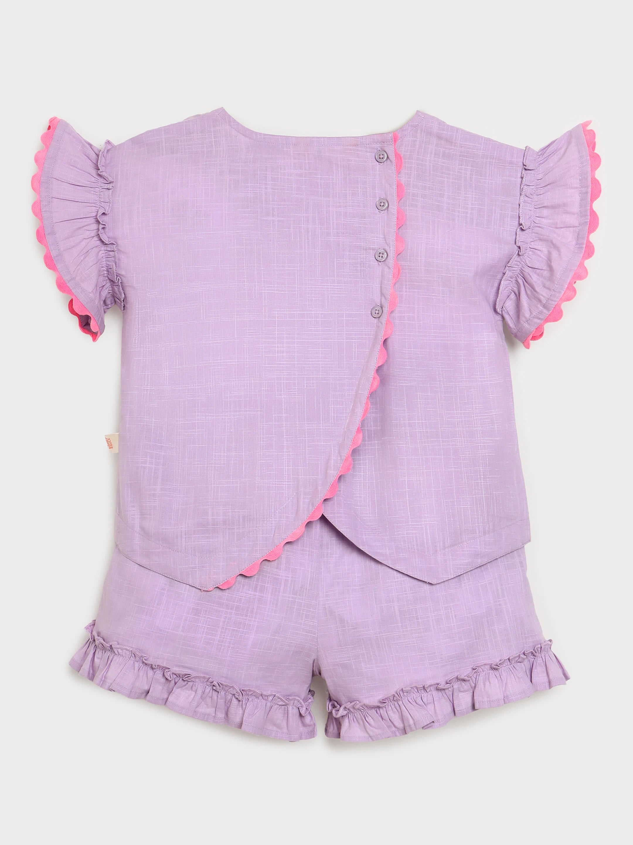 Solid Scallop Co-ord Set