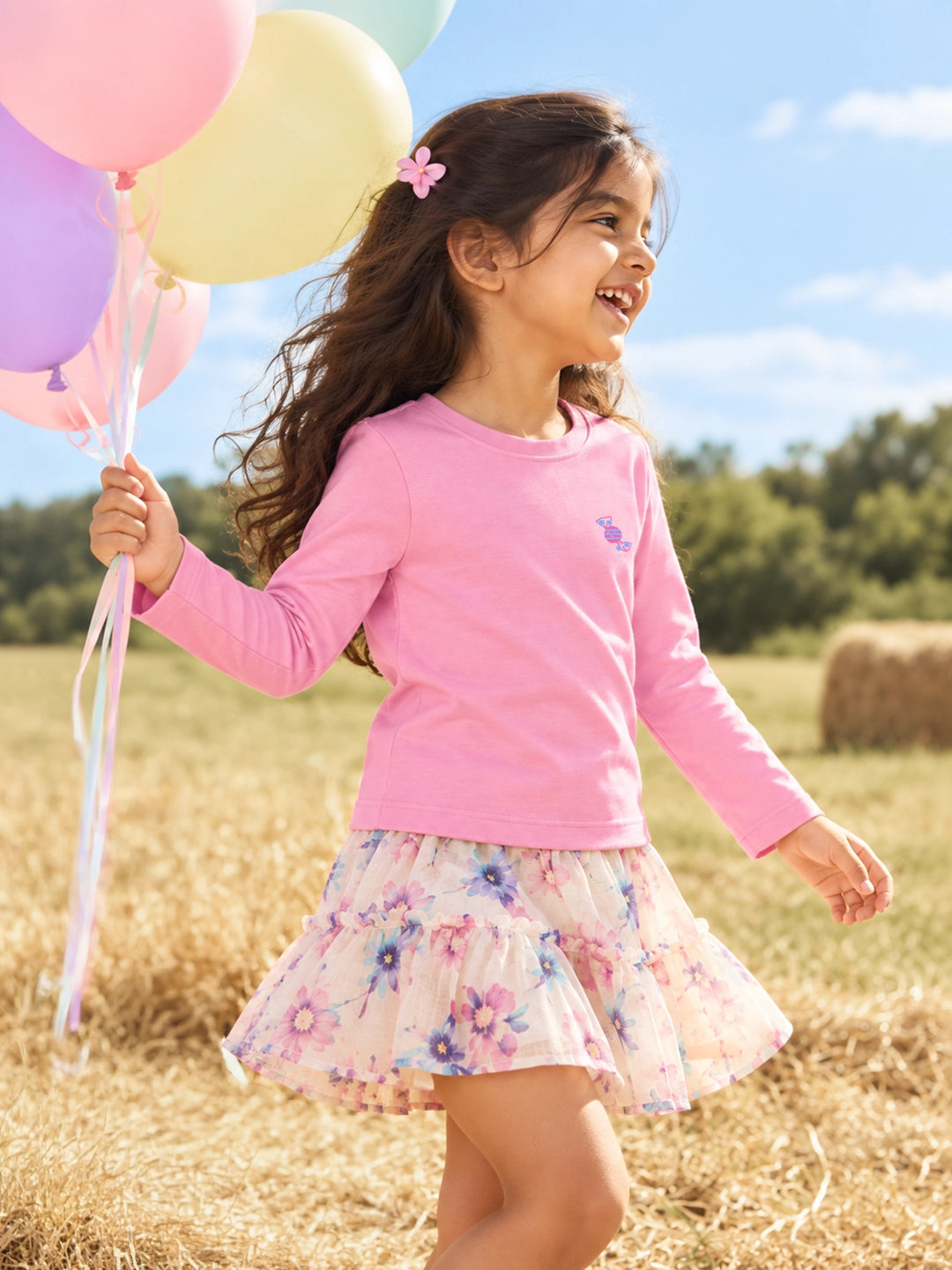 Candy Pink Girl's T-Shirt