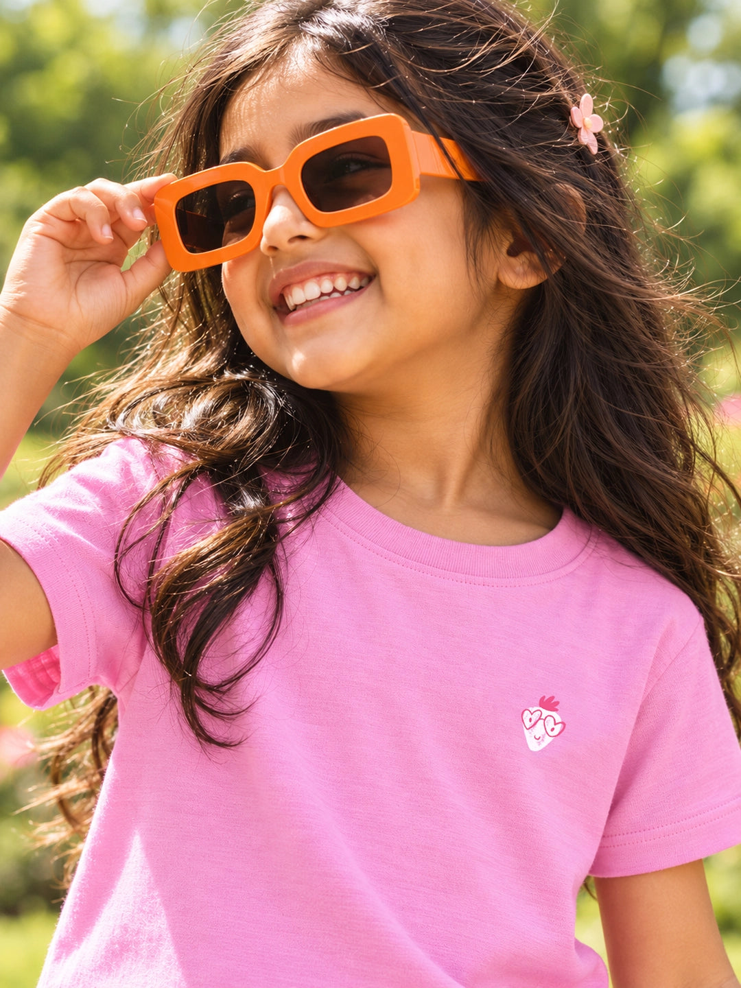 Candy Pink Girl's T-Shirt