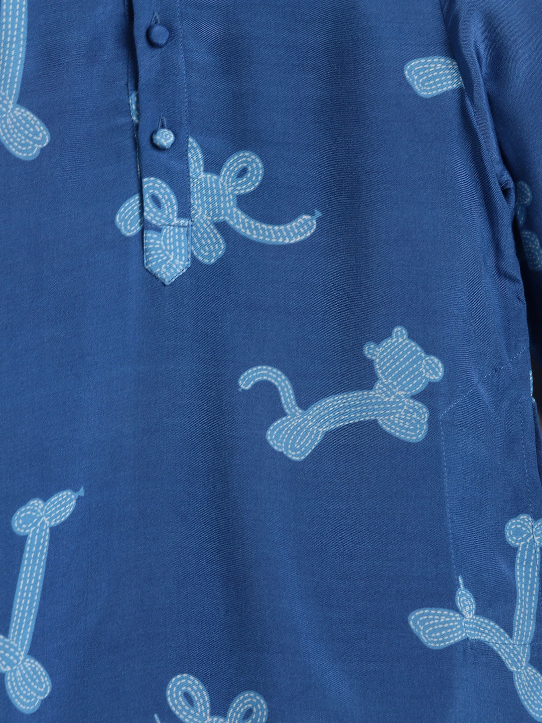 Premium Blue Kurta Pajama Set