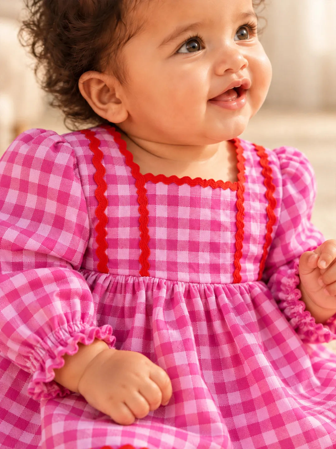 Pink Gingham Dress
