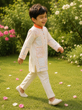 Embroidered Kurta Pajama Set