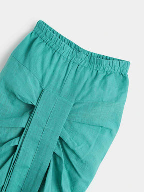 Turquoise Dhoti Kurta Set- Newborn