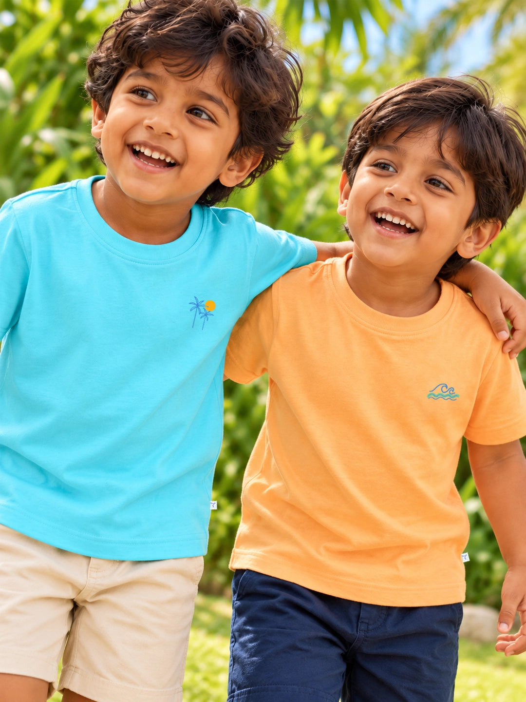 Pack of 2 Half Sleeves Boy's T-Shirts