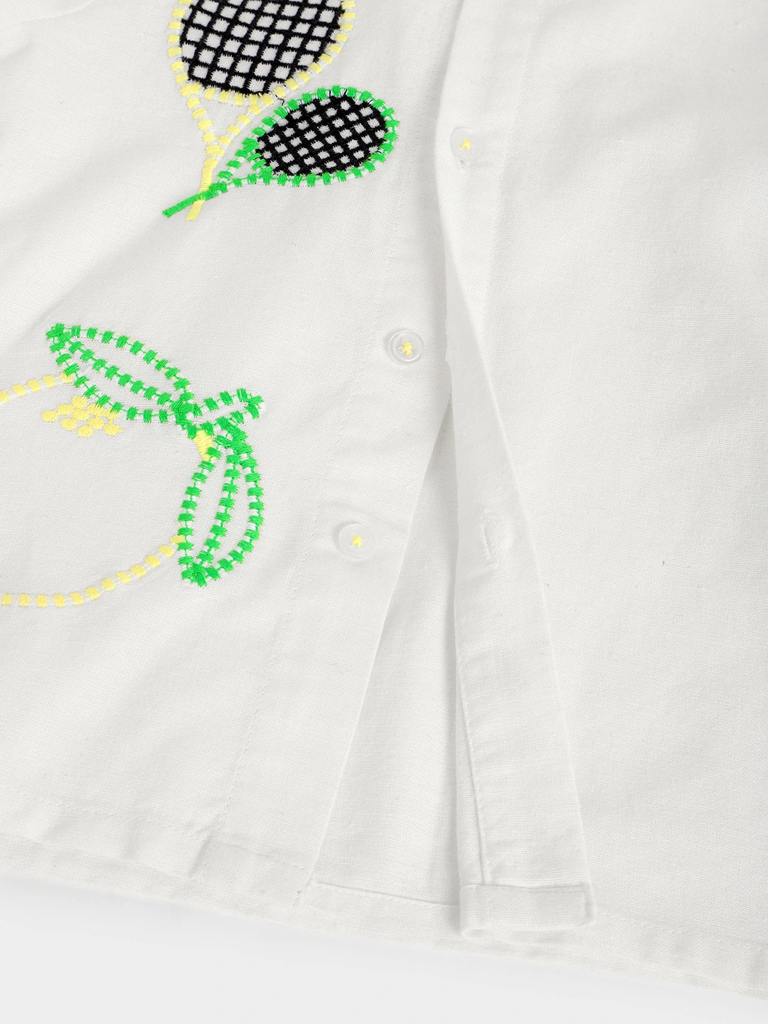 Classic White Embroidered Shirt