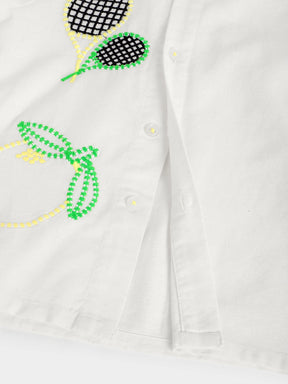 Classic White Embroidered Shirt