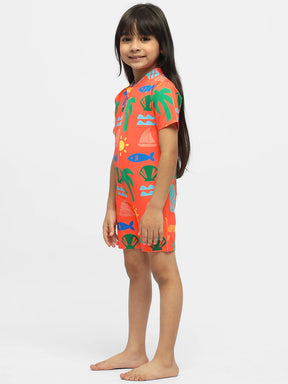 Beach Vibes Legged Swimsuit