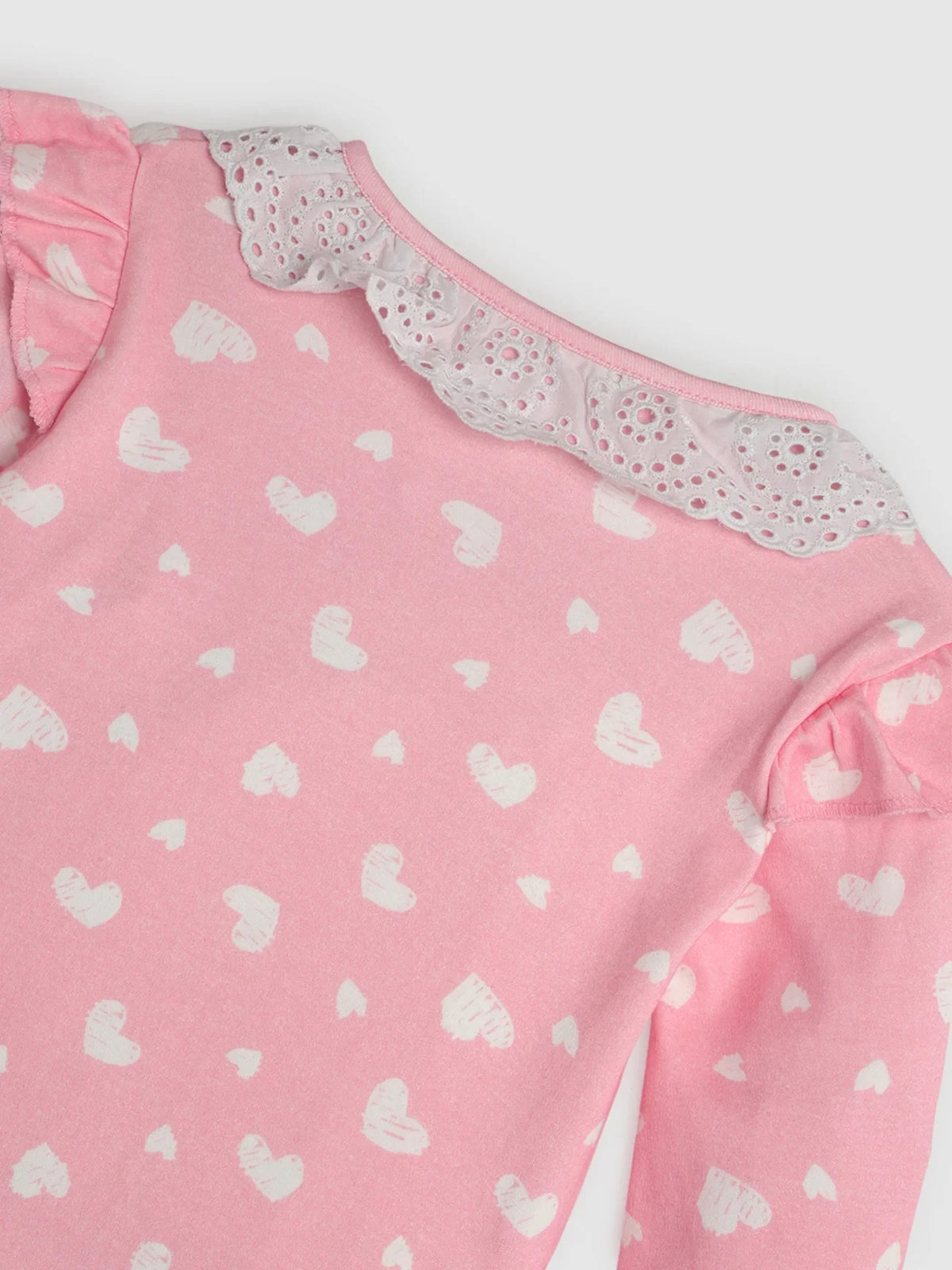 Schiffli Collar Sleepsuit
