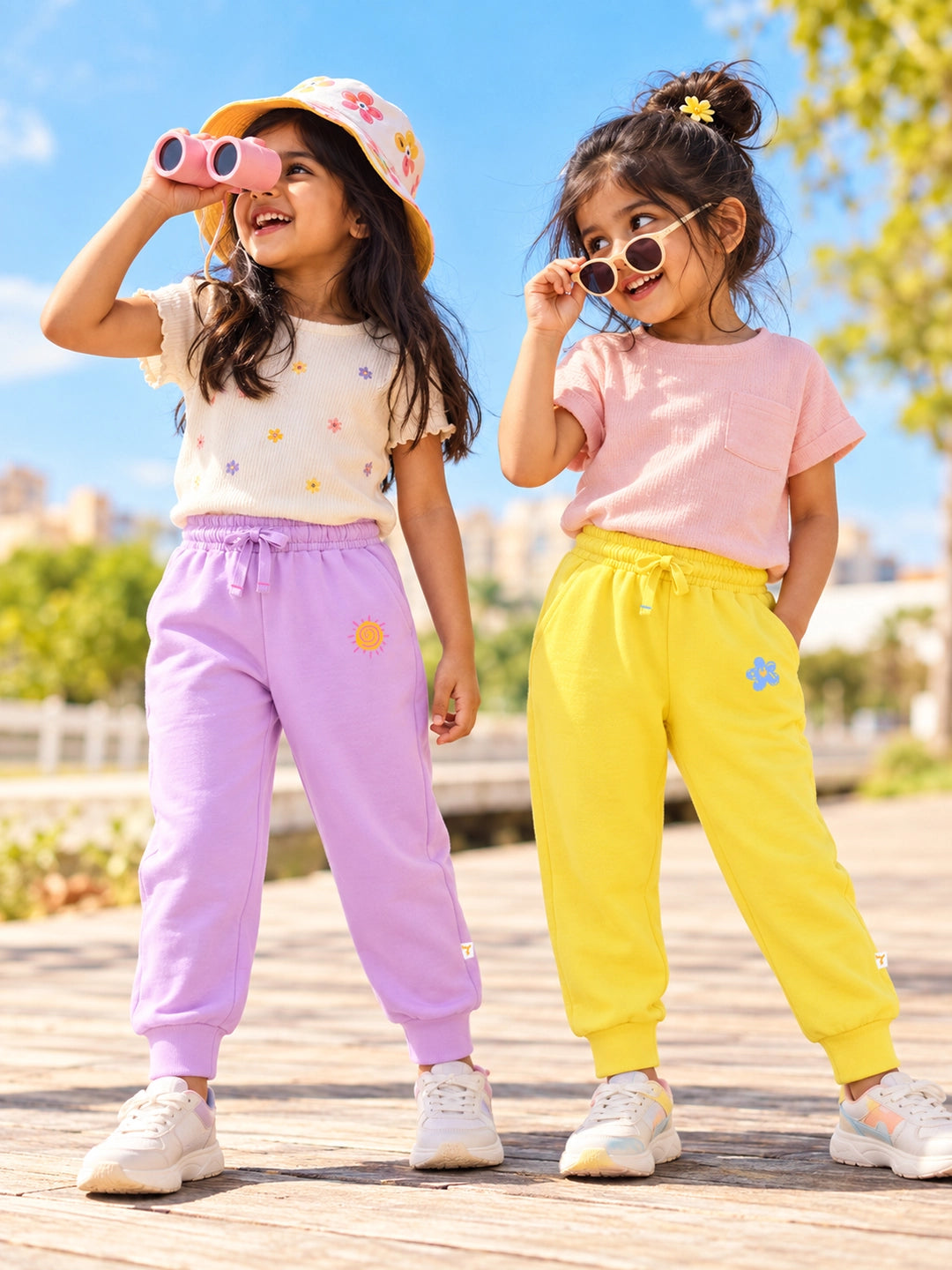 Pack of 2 Girl's Joggers