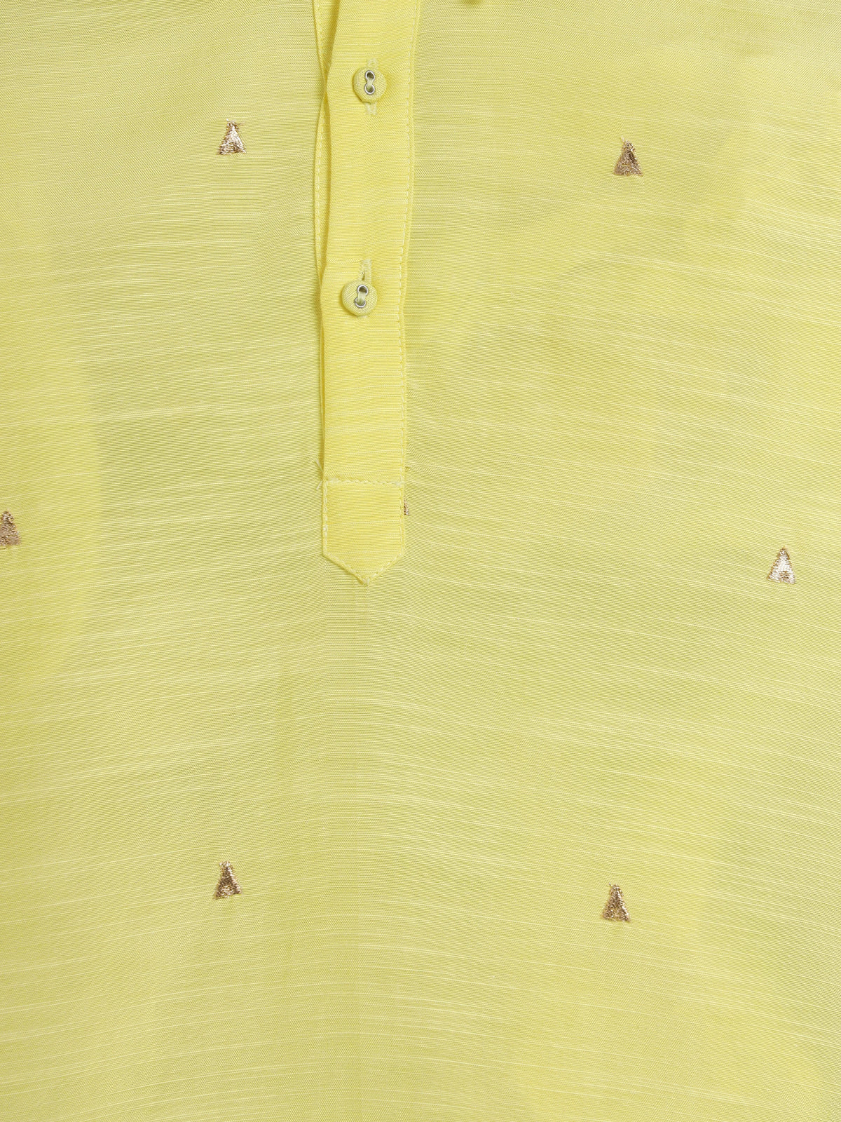 Yellow Pathani Kurta Set