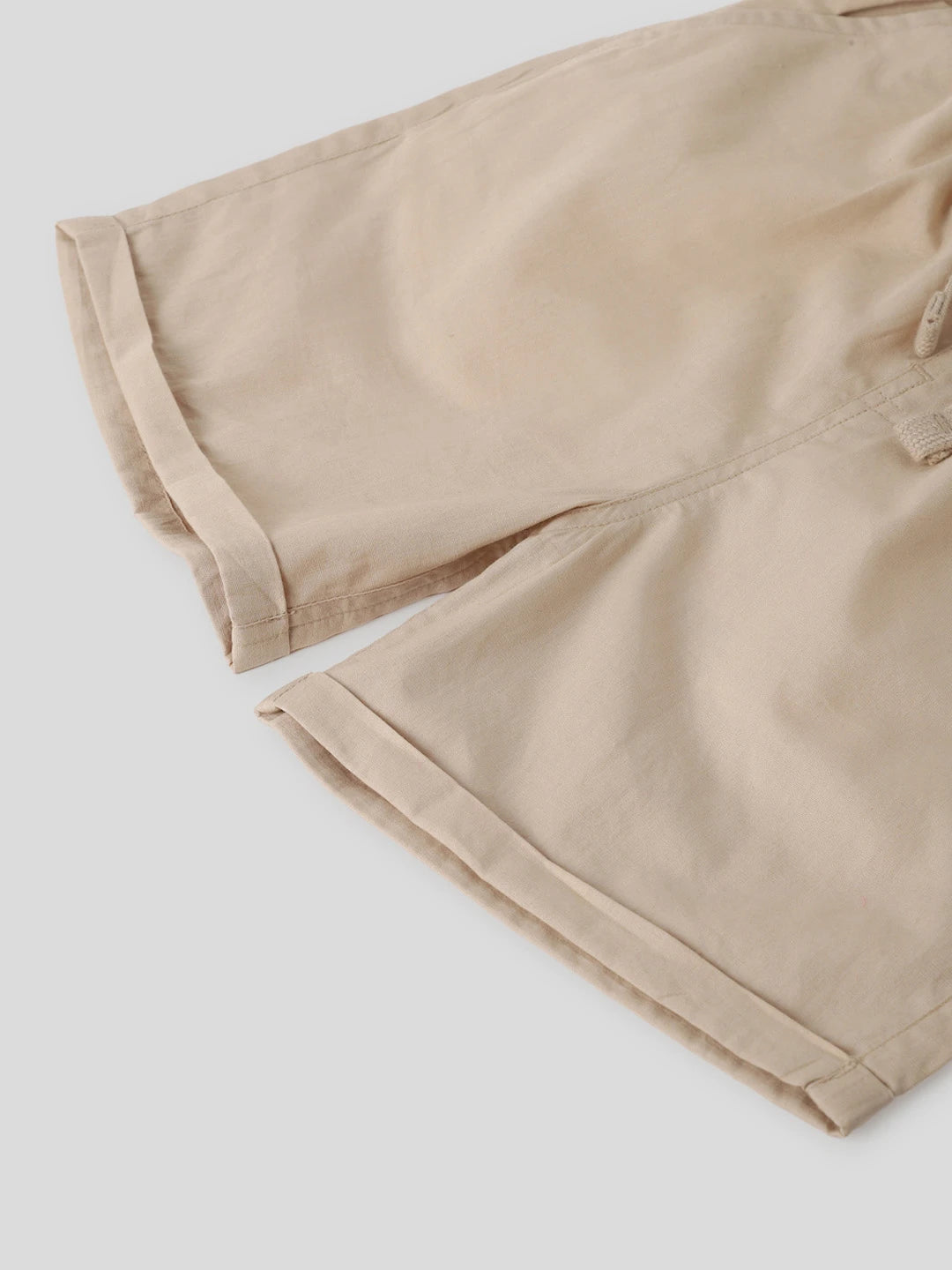 Khaki Shorts With Pocket