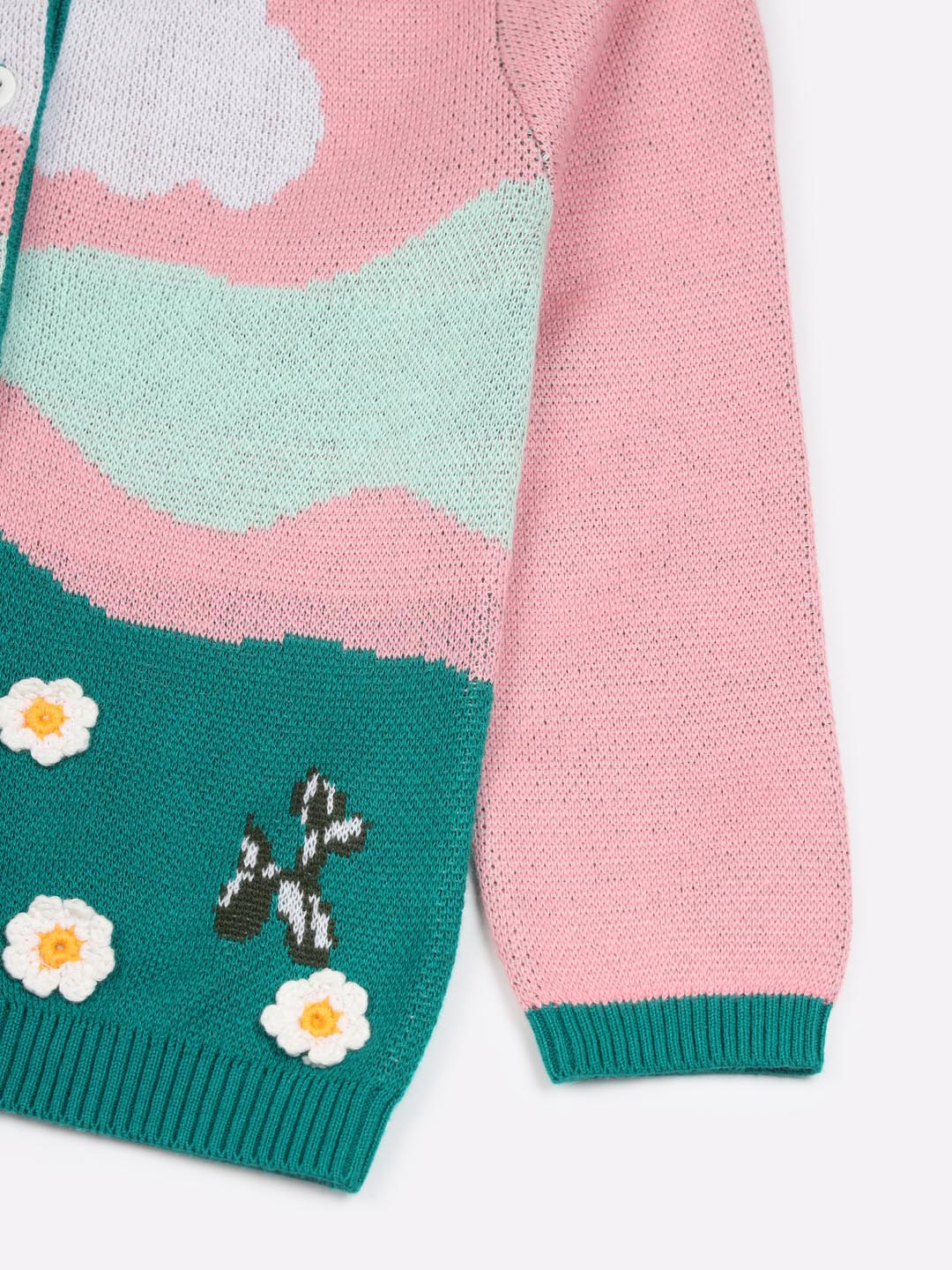 Printed Cotton Cardigan