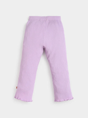 Girls Frill Detail Top & Flared Leggings Set