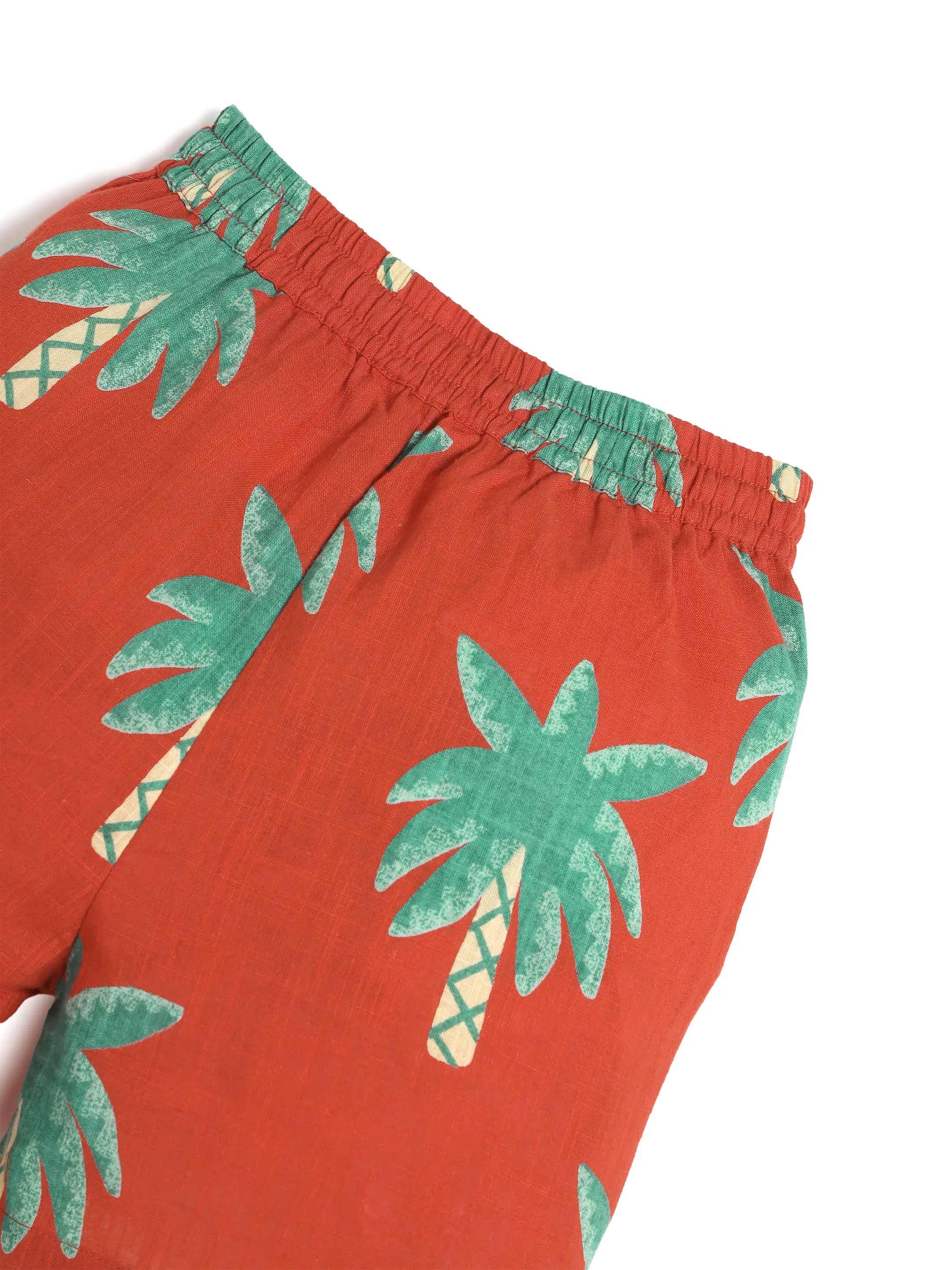 Printed Cotton Shorts