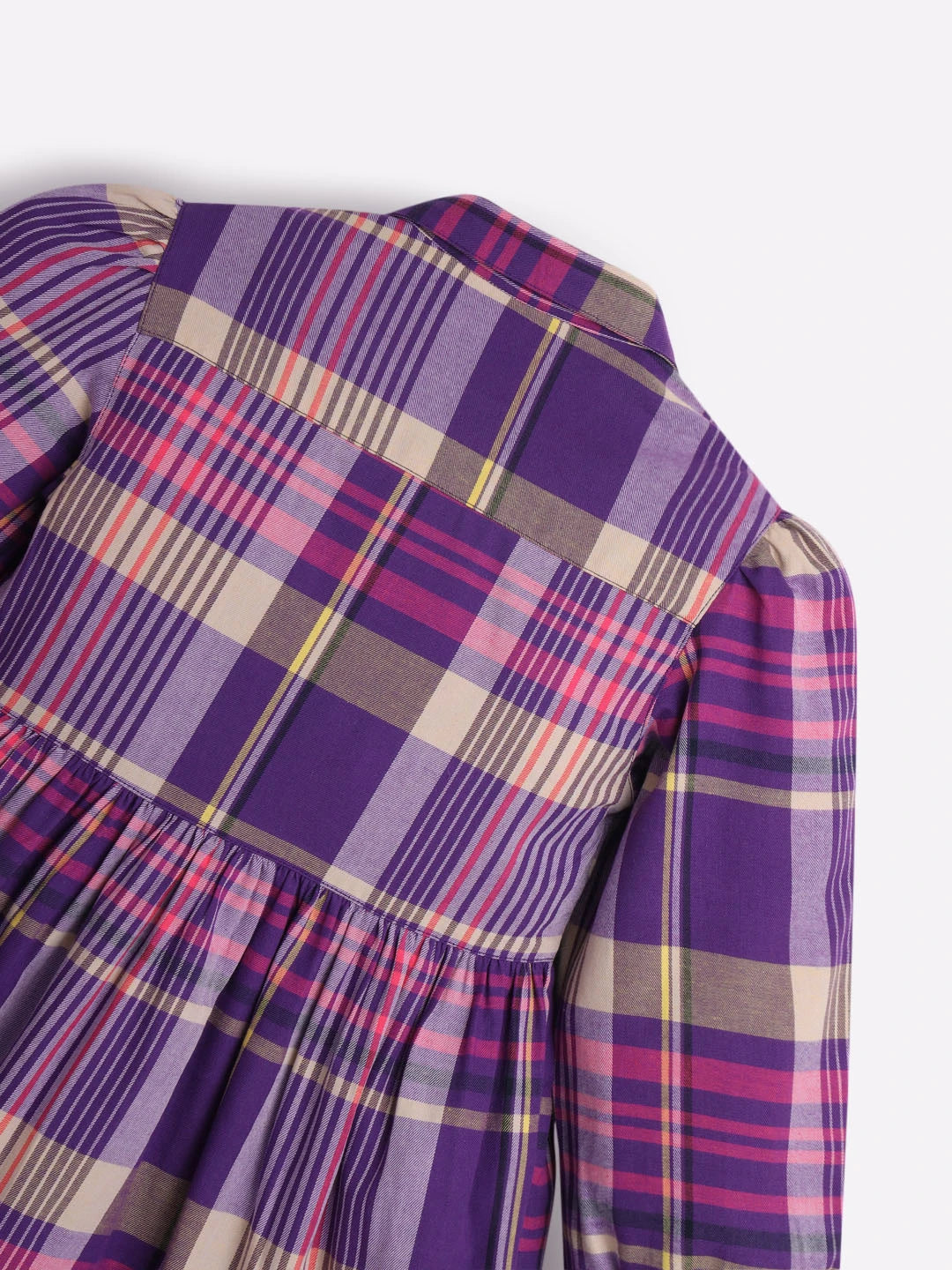 Collared Checks Dress