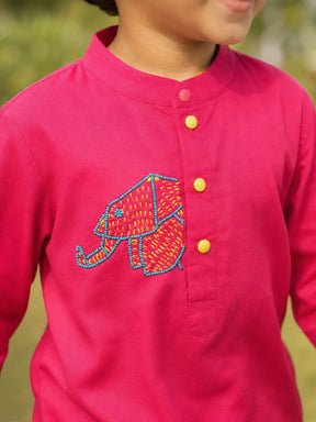 Embroidered Kurta Pajama Set