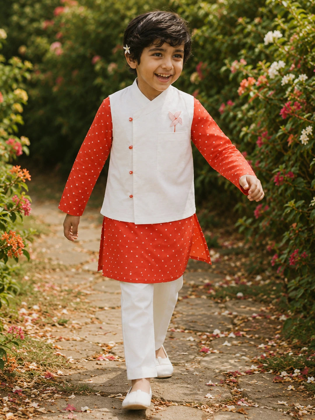 Kurta Pajama Jacket Set