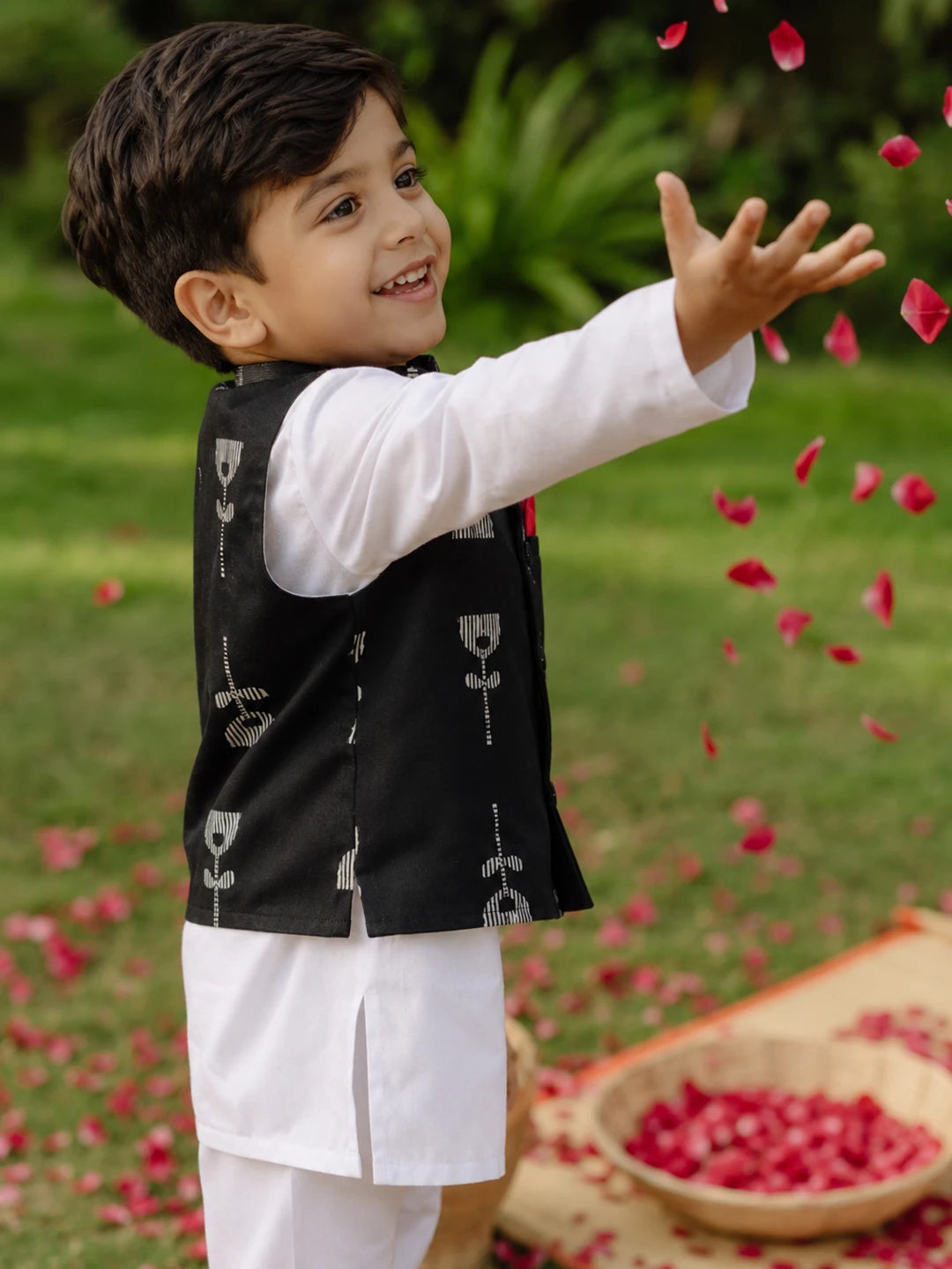 Kurta Pajama Jacket Set