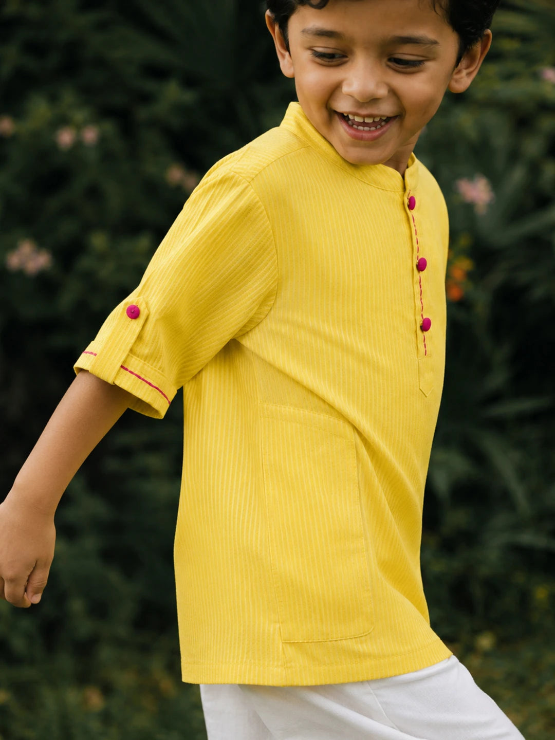 Yellow Tulip Kurta Set