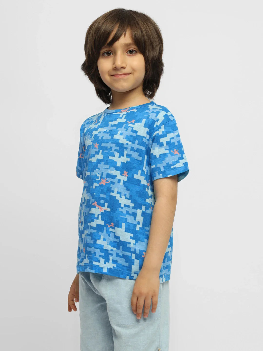 Happy Camouflage Cotton Tee