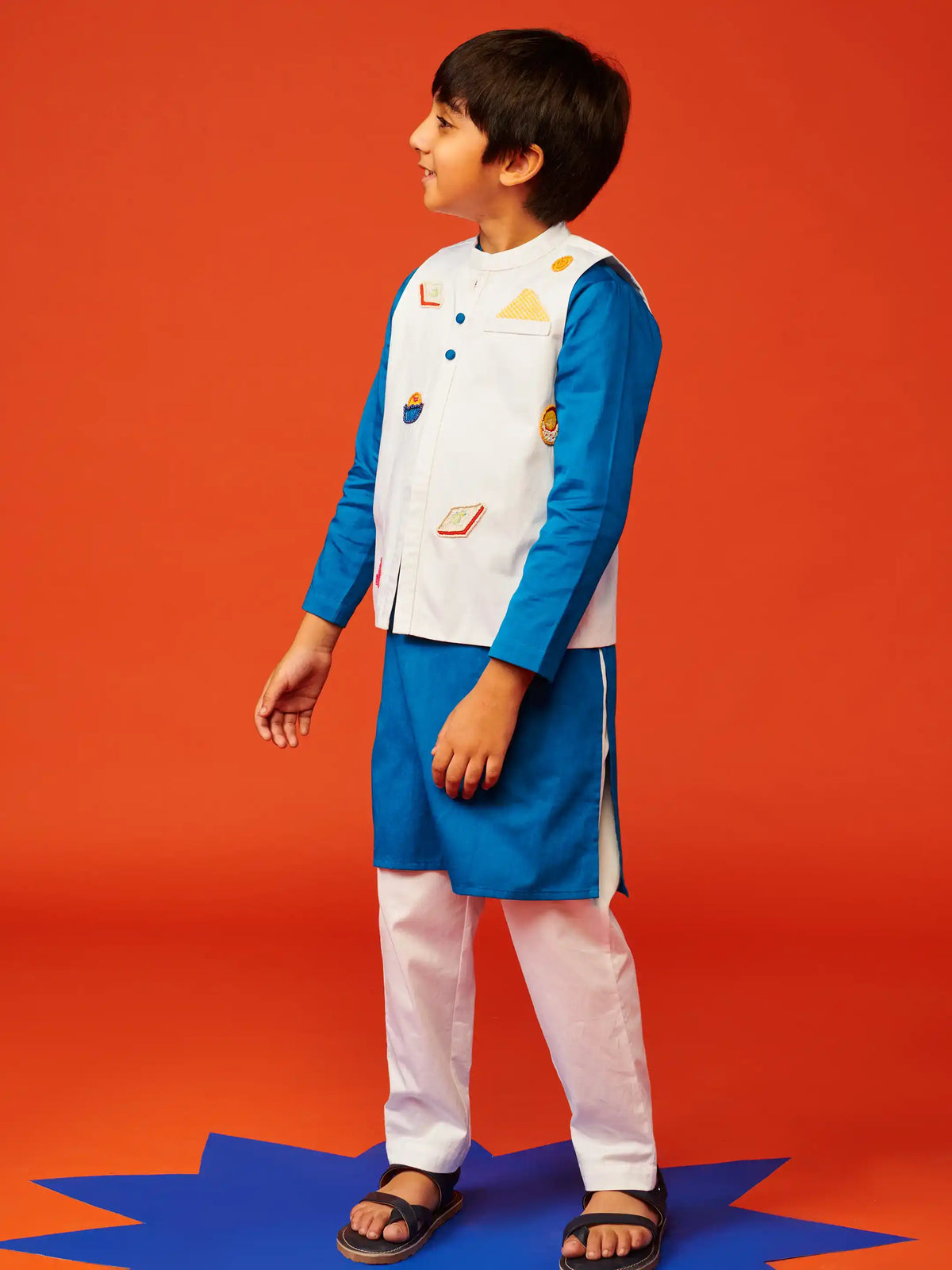 Mithai Boys Kurta Jacket Set Somersault