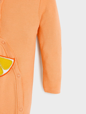 Zesty Orange Sleepsuit