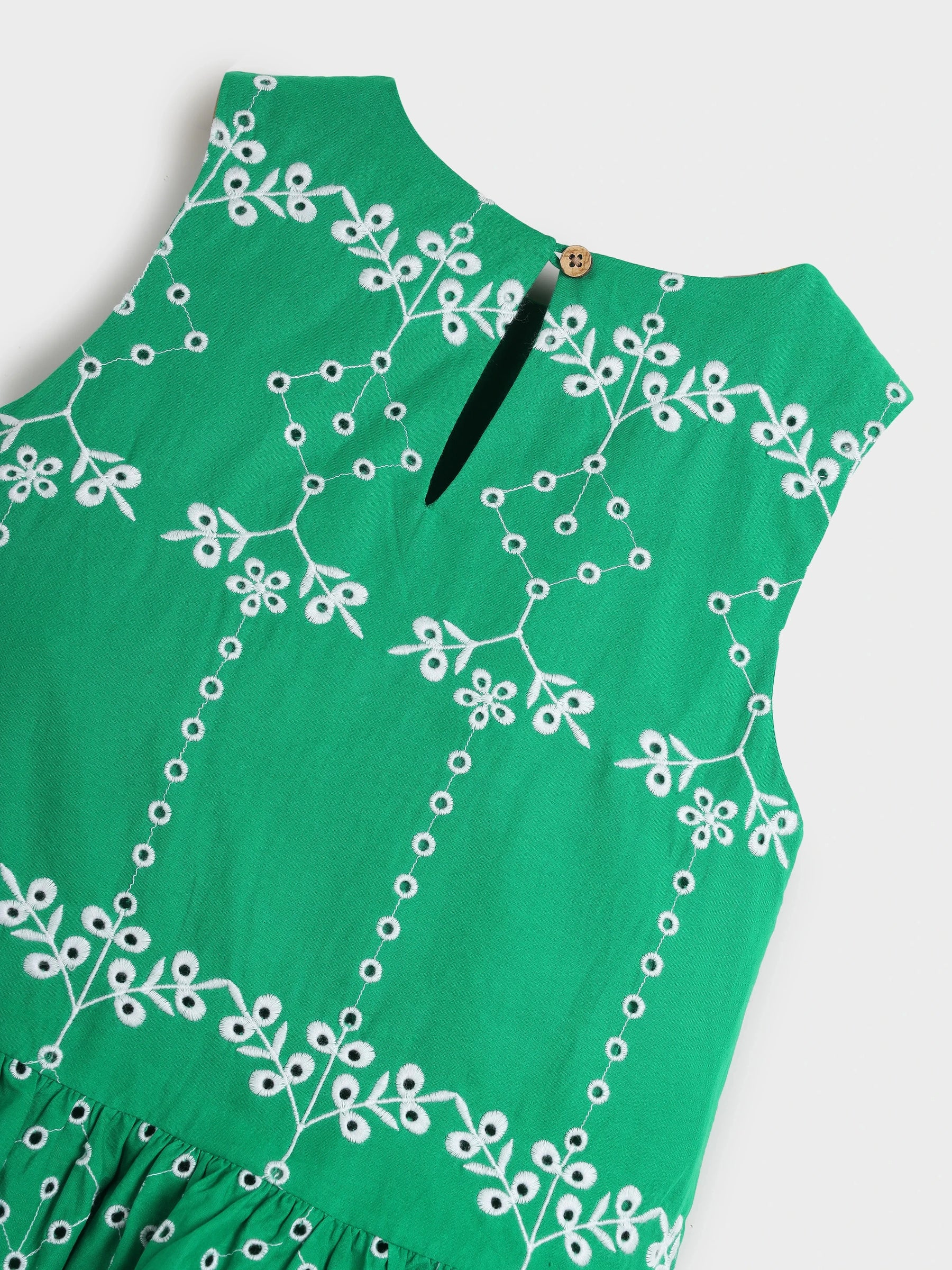 Emerald Bloom Peplum Top