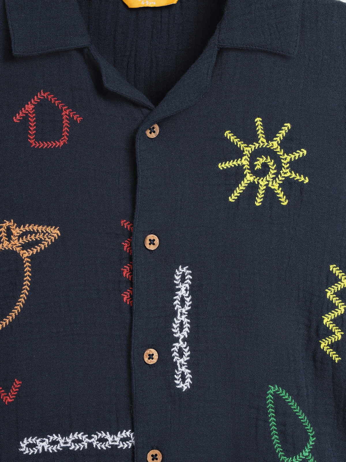 Midnight Play Scribble Shirt