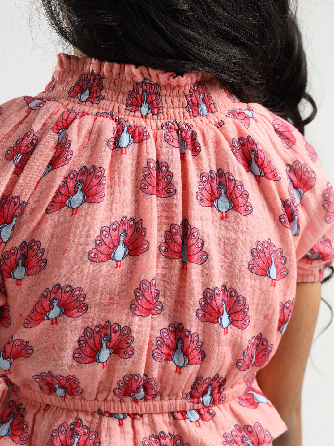 Printed Cotton Top & Skirt Set