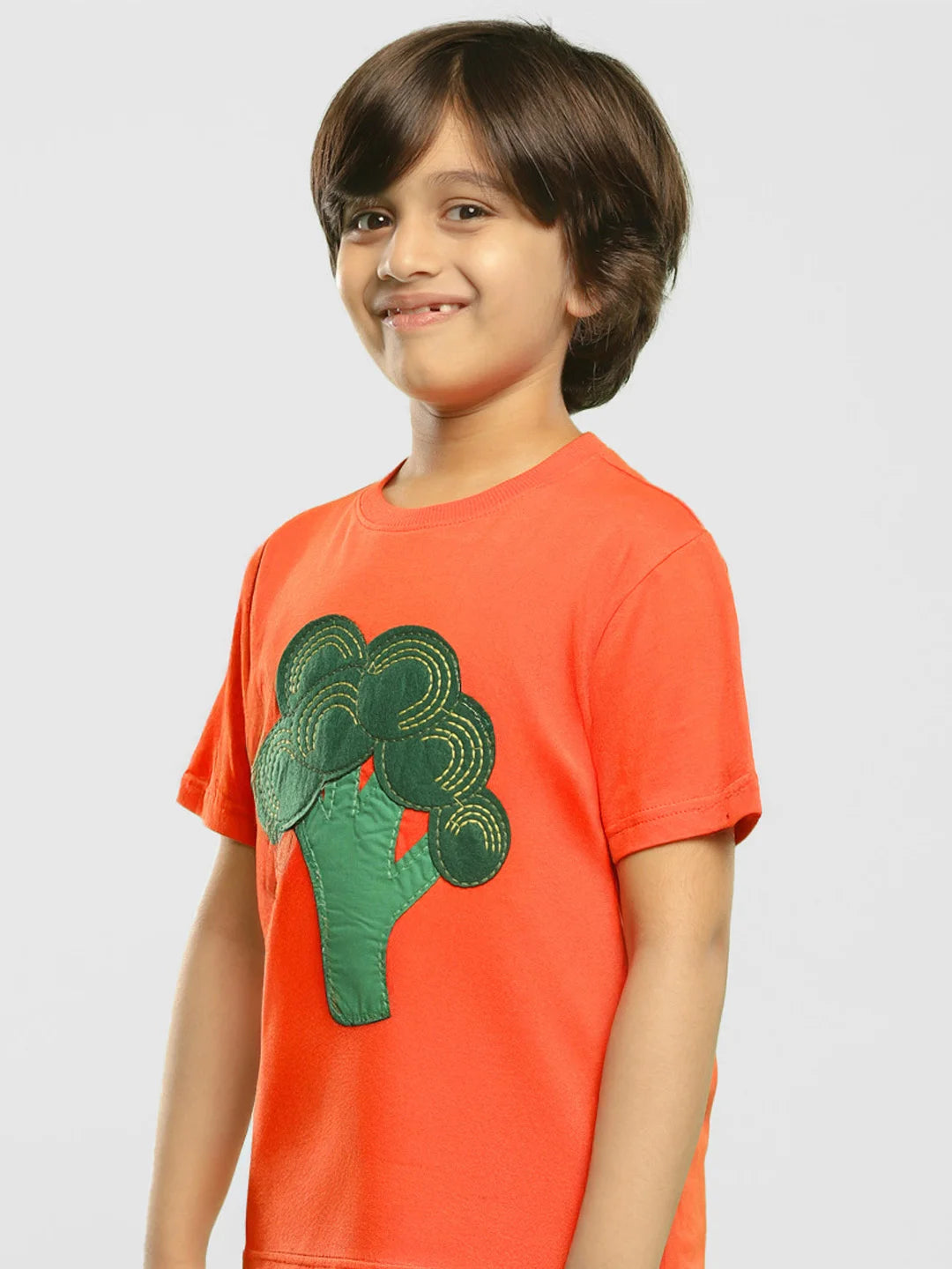 Boys Broccoli T-Shirt & Cargo Set