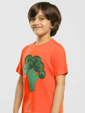 Boys Broccoli T-Shirt & Cargo Set