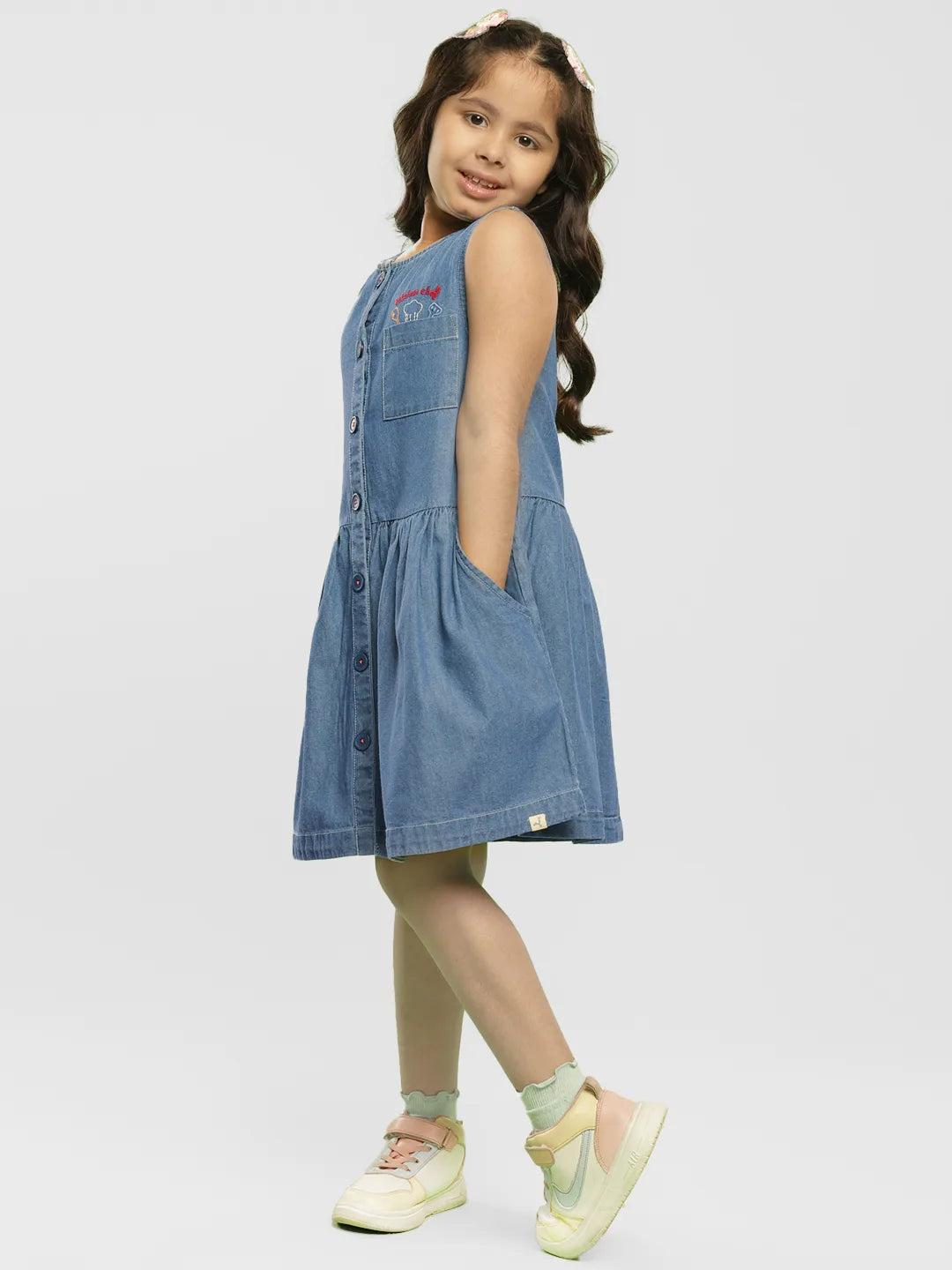 Kitchen Chef Cotton Denim Dress