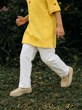 Yellow Tulip Kurta Set
