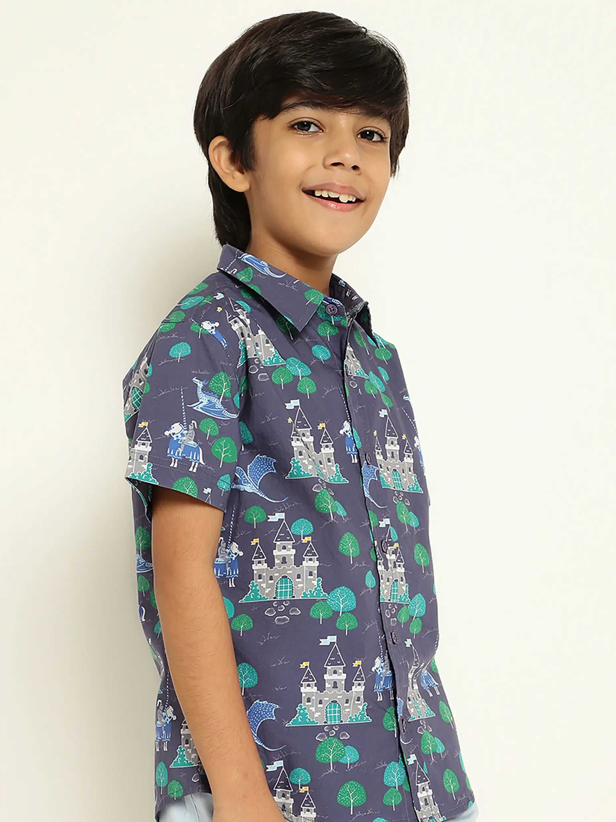 Forest Fun Shirt & Denim Set