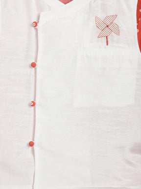 Bandhani Kurta and Jacket Set