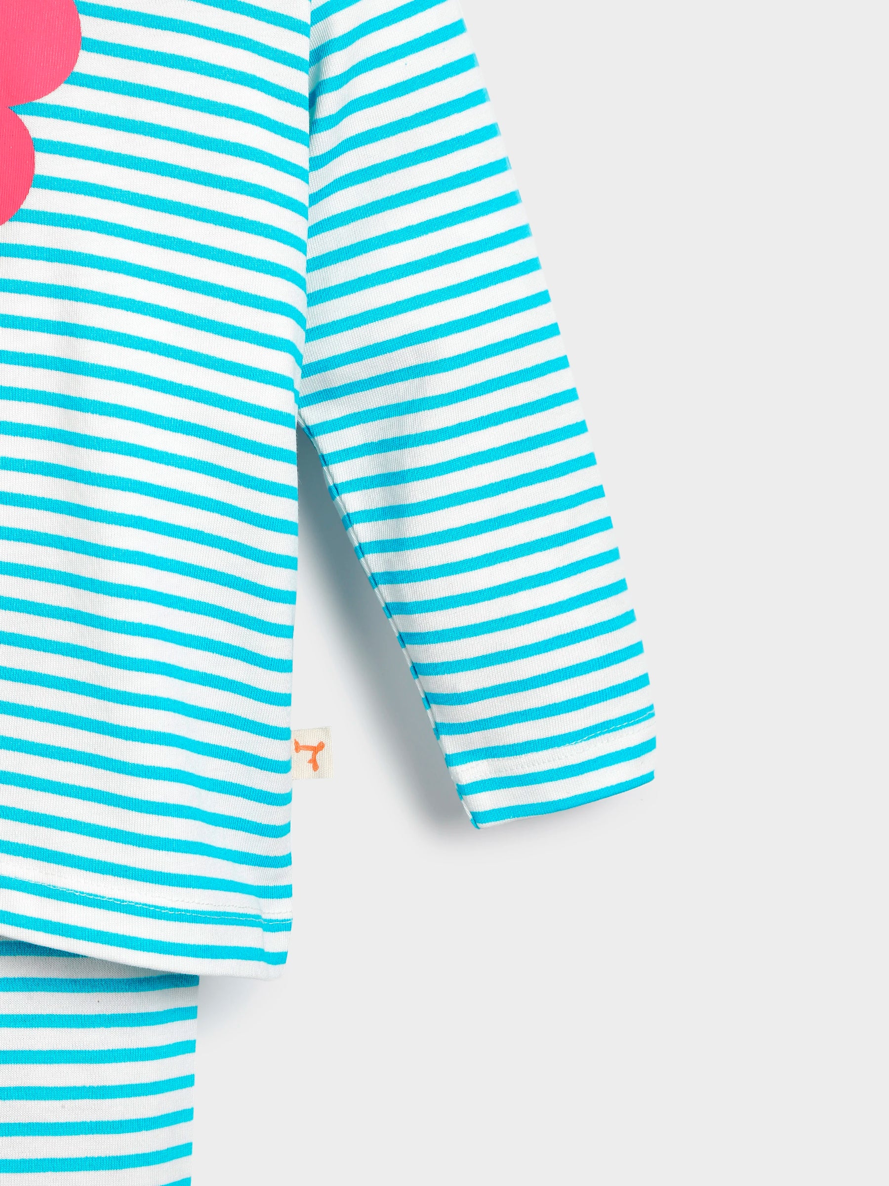 Striped Printed Night Suit Set