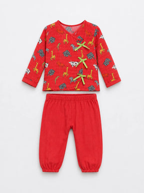 Printed Animal Kurta Set