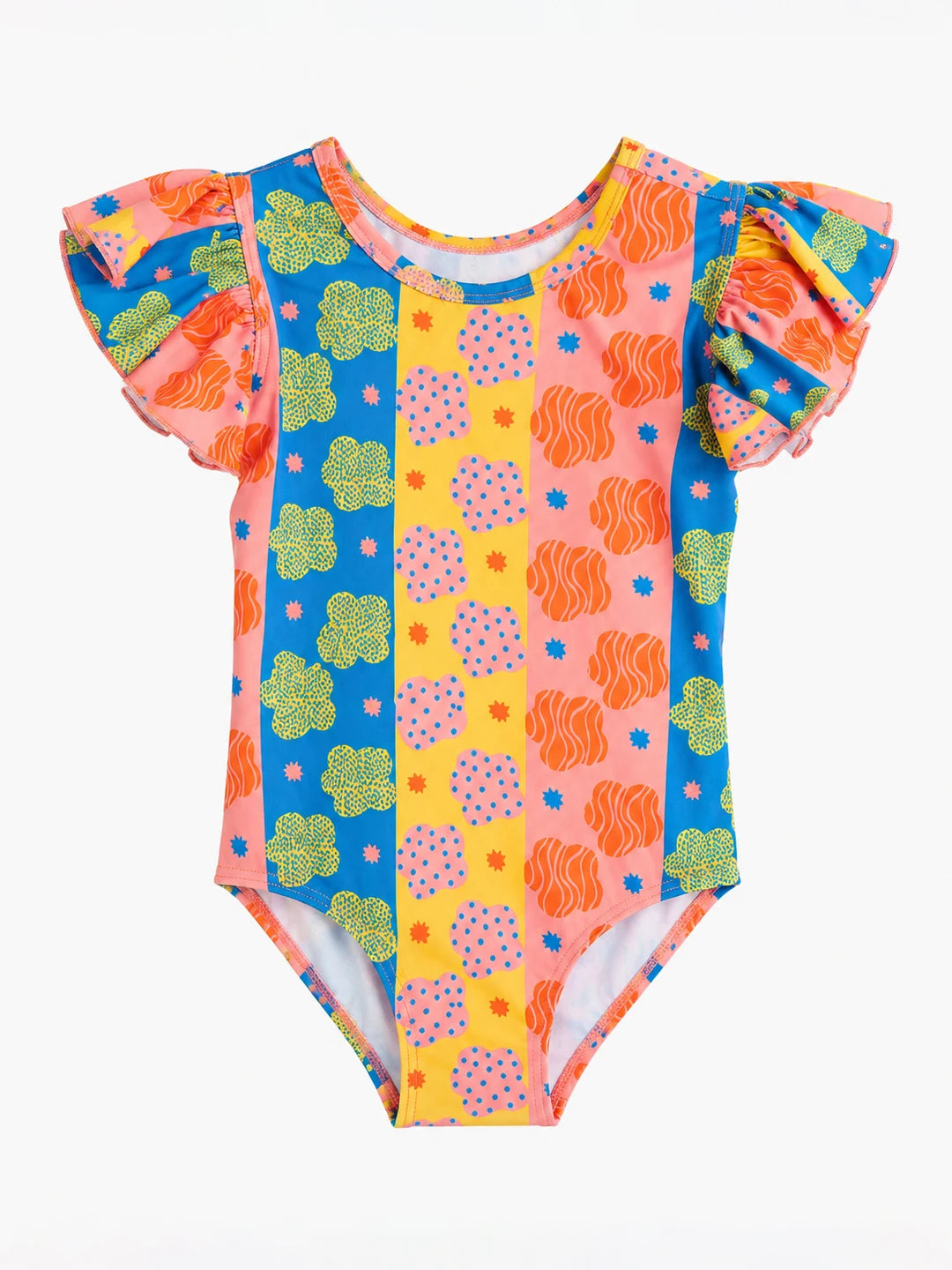 Abstract Daisy Swimsuit