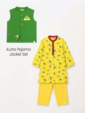 Kurta Set with Jacket