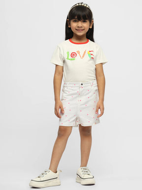 All Hearts Cotton Shorts