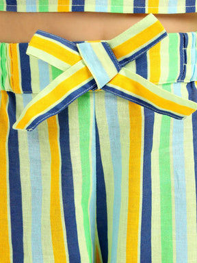 Summer Camp Stripe Cotton Co Ord Set