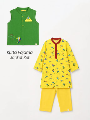 Kurta Set with Jacket