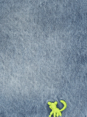 Washed Denim Bermuda