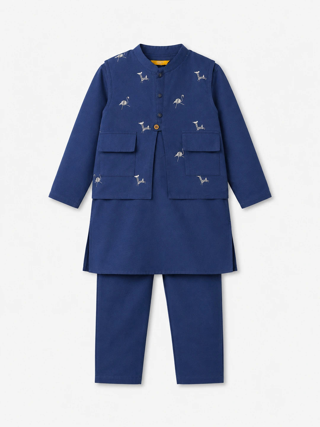 Kurta Pajama Jacket Set
