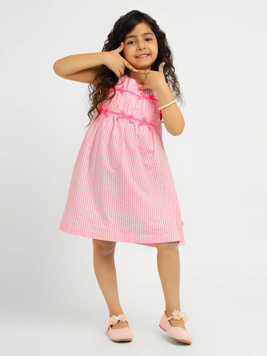 Striper Cotton Dress