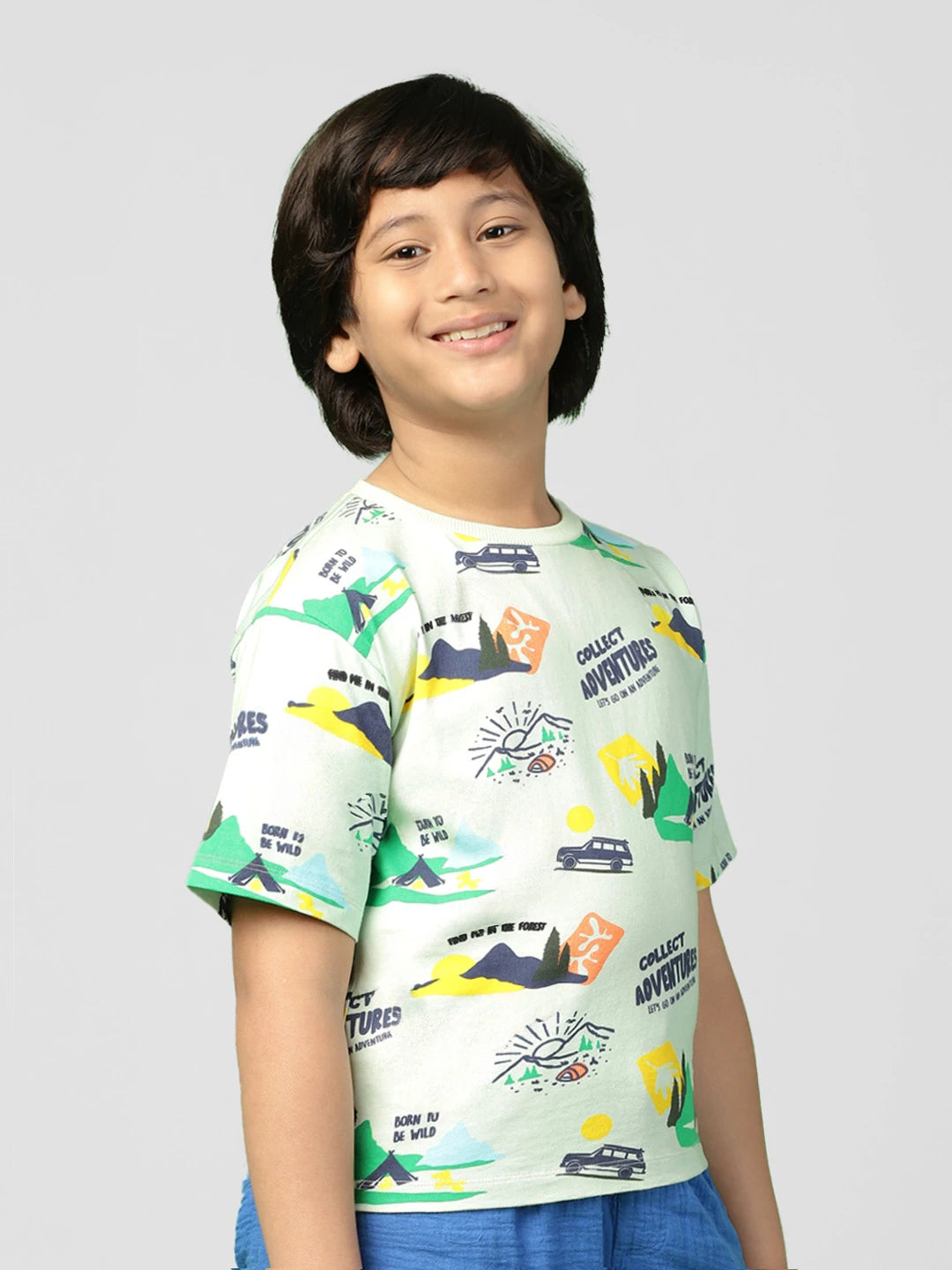 Boys Adventure Print T-Shirt & Joggers Set
