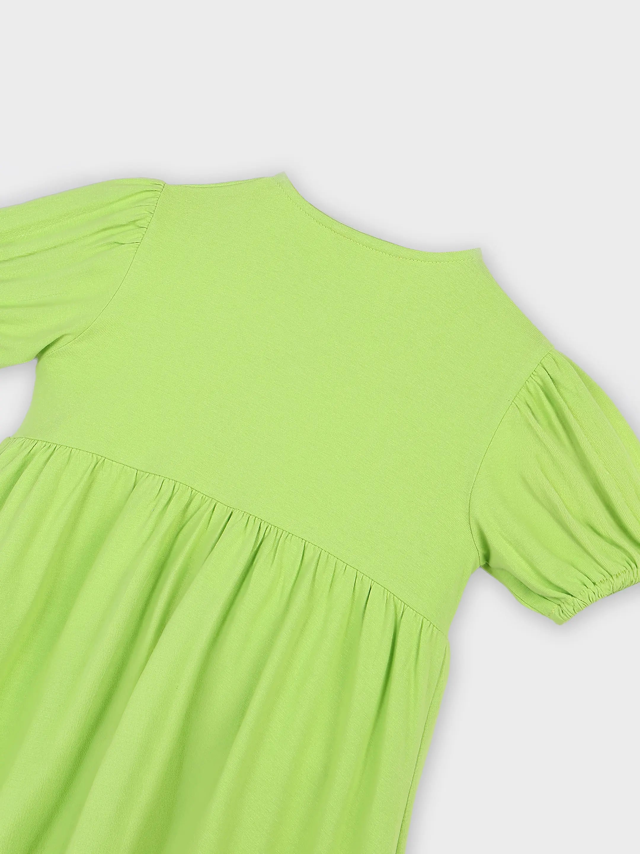 Puff Sleeves Dress