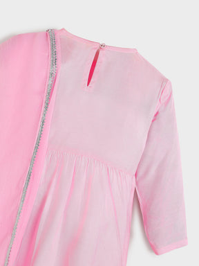 Pink Sharara Set with Dupatta