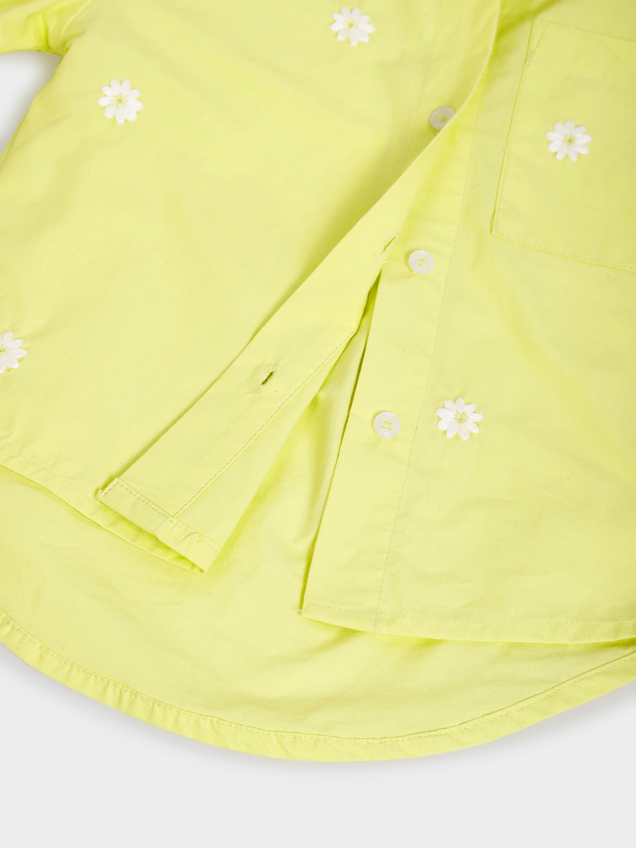 Yellow Daisy Shirt and Denim Set