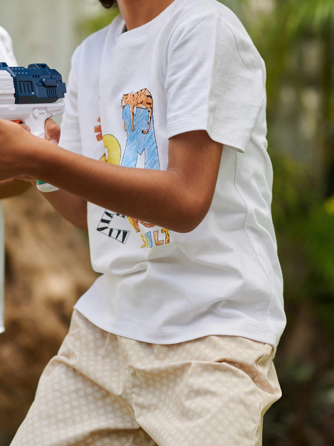 Boys Graphic T-Shirt & Cargo Pants Set